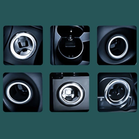 Baseus Golden Contactor Pro Dual Quick Charger Car Charger U+C 40W Dark Gray