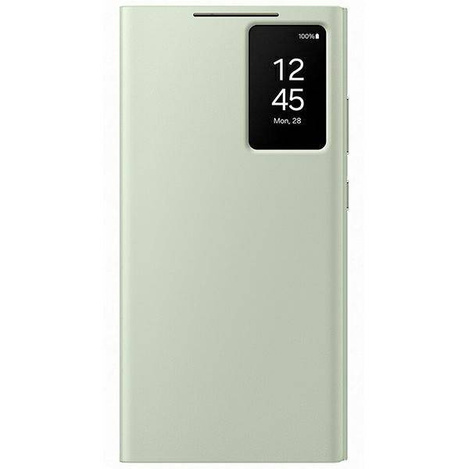 Etui Samsung Smart View Wallet EF-ZS928CGEGWW z klapką do Samsung Galaxy S24 Ultra - jasnozielone