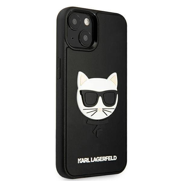 Karl Lagerfeld KLHCP13SCH3DBK 13 mini 5,4 &quot;schwarz / schwarzes Hardcase 3D Rubber Choupette