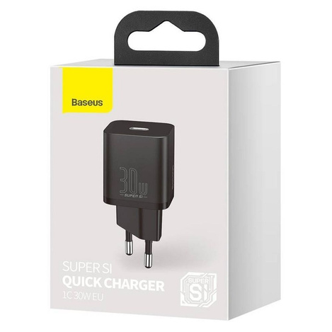 ŁAD SIEC BASEUS SUPER SI QC 1C 30W CZARNA/BLACK