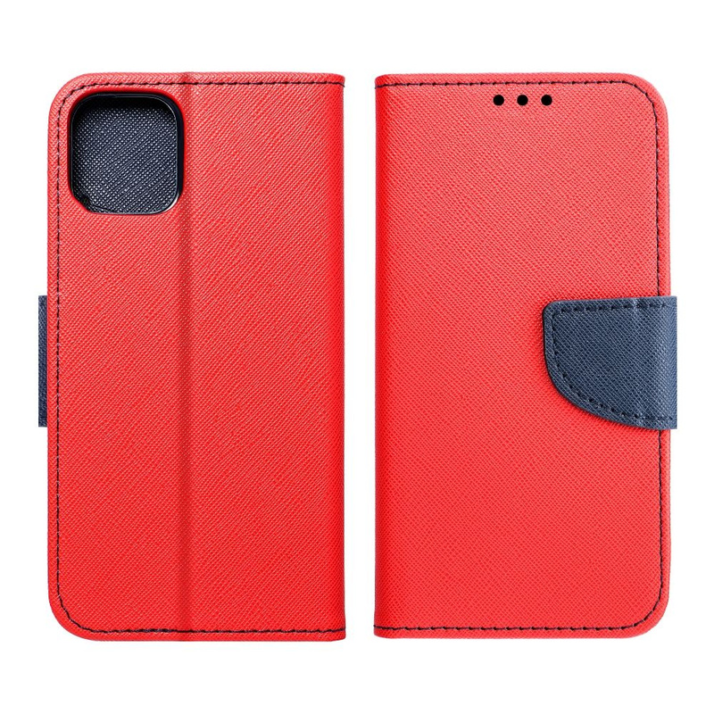 Kabura Fancy Book do IPHONE 16 czerwony / granatowy