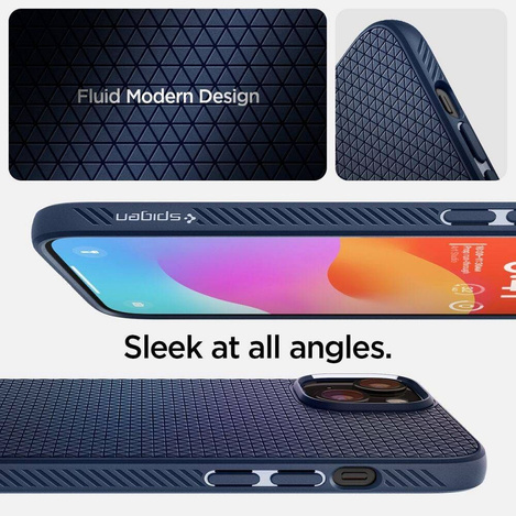 Spigen Liquid Air iPhone 16 granatowy/navy blue ACS08195
