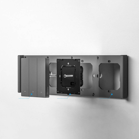 Sonoff inteligentny 2-kanałowy przełącznik ścienny Wi-Fi czarny (M5-2C-86)
