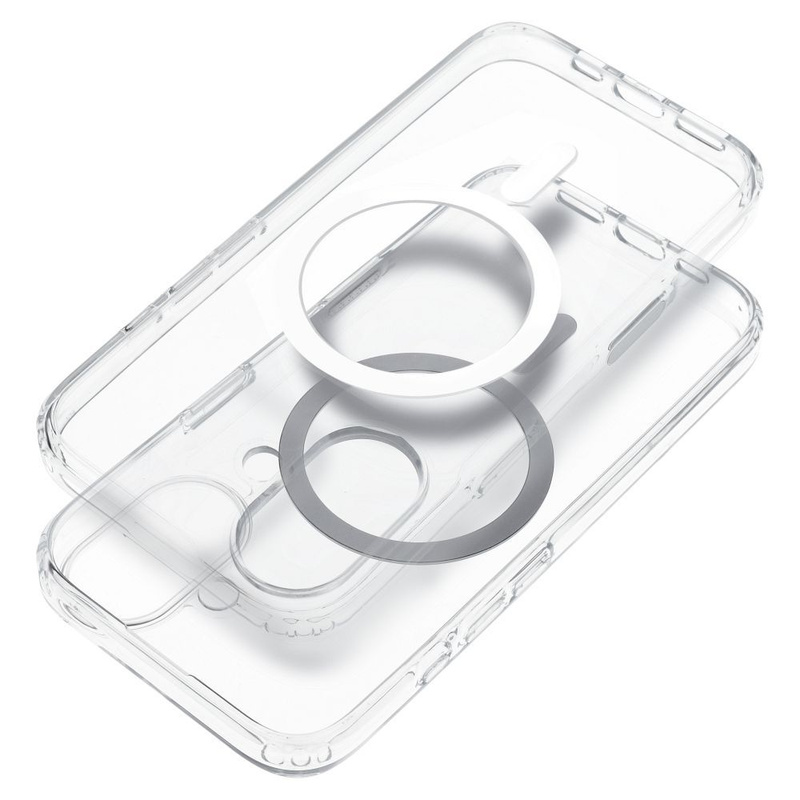 Futerał nieżółknący Clear Elite Mag Cover kompatybilny z MagSafe i Camera Control button pasuje do IPHONE 16 transparent