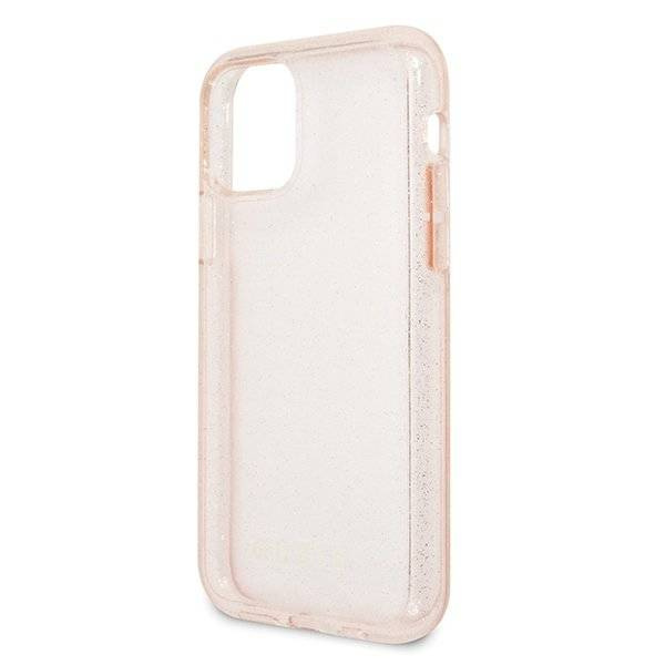 Guess Glitter Case - Etui iPhone 11 Pro (Pink)