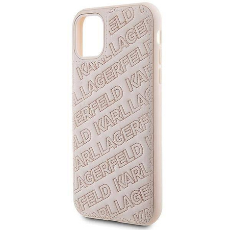 Oryginalne Etui KARL LAGERFELD Hardcase KLHCN61PQKPMP do iPhone 11 (Quilted K Pattern / różowy)