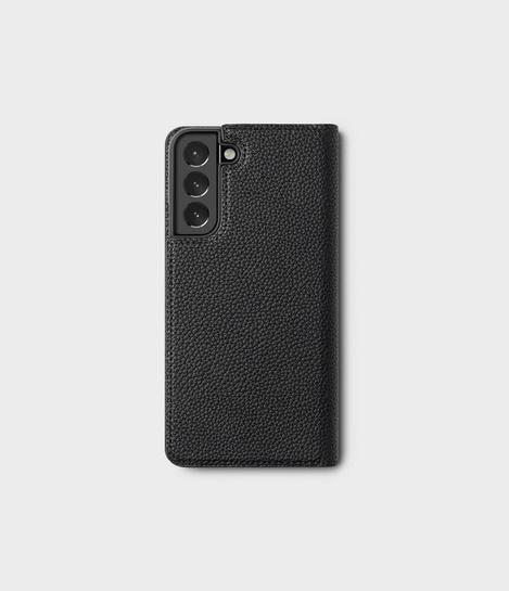 Ringke Folio Signature Flip Leather Case for Samsung Galaxy S22 + (S22 Plus) Black (FSS118R262)