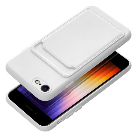 Futerał CARD CASE do IPHONE 7 / 8 / SE 2020 / SE 2022 biały