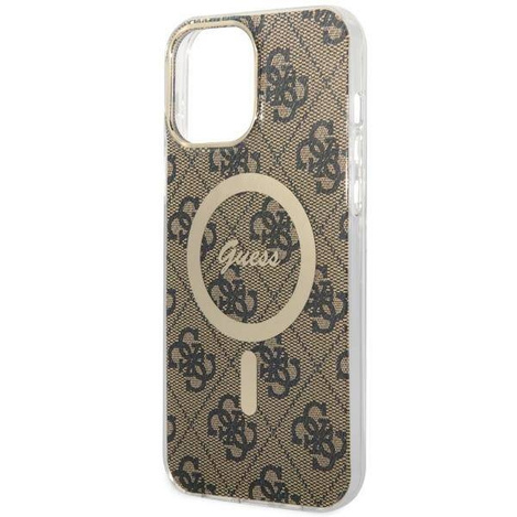 Guess GUHMP13XH4STW iPhone 13 Pro Max 6.7&quot; brown/brown hardcase 4G MagSafe