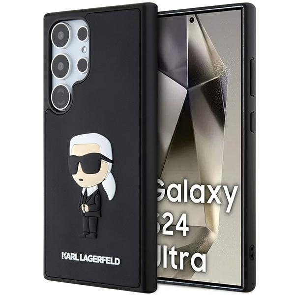 KARL LAGERFELD SAM S24 ULTRA RUBBER IKONIK KLHCS24L3DRKINK BLACK