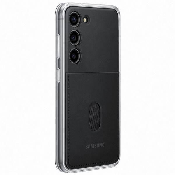 Samsung Frame Cover etui Samsung Galaxy S23 pokrowiec z wymiennymi pleckami czarne (EF-MS911CBEGWW)