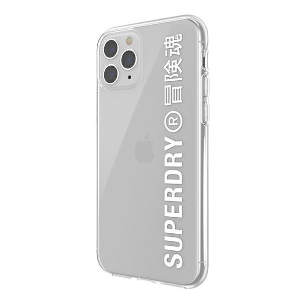 SuperDry Snap iPhone 11 Pro Max Clear Ca se biały/white 41580