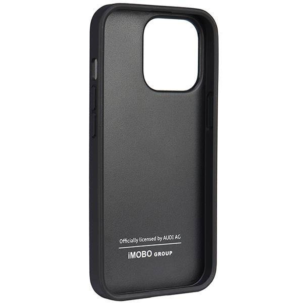 Audi Synthetic Leather iPhone 13 Pro / 13 6.1" czarny/black hardcase AU-TPUPCIP13P-TT/D1-BK