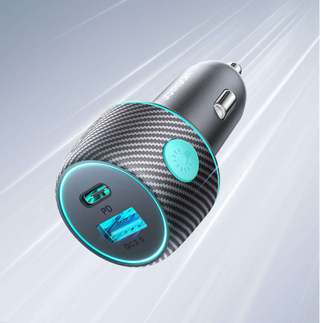 Autoladegerät 60W USB-C USB-A Joyroom JR-CCN01 | Schwarz