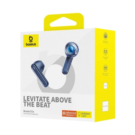 Baseus Bowie E5x TWS kabellose Kopfhörer – blau