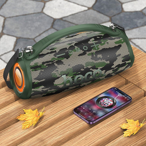 HOCO głośnik bluetooth HA4 Surge kamuflaż zielony