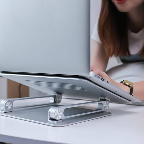 Nillkin ProDesk Adjustable Laptop Stand - Aluminiowa podstawka / stojak pod laptopa (Silver)