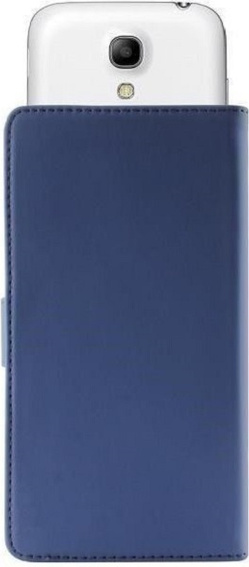 PURO Smart Wallet - Uniwersalne etui z uchwytem do robienia zdjęć z kieszonkami na karty i pieniądze, rozmiar XL (niebieski)
