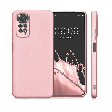 Futerał METALLIC do XIAOMI Redmi 12C różowy