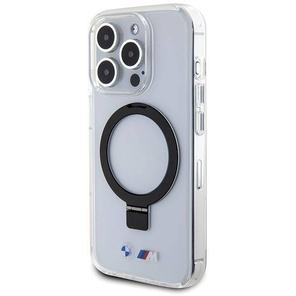 BMW Ring Stand M Collection MagSafe - Etui iPhone 15 Pro (przezroczysty)