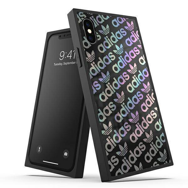 Original Handyhülle IPHONE X / XS Adidas OR SQUARE Case 34975 schwarz