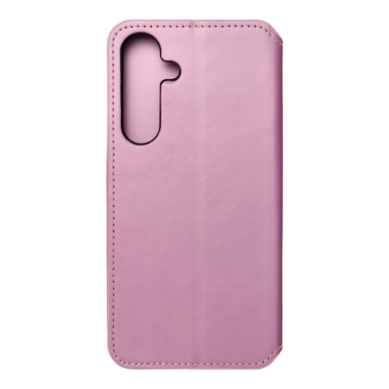 Kabura DUAL POCKET Book do SAMSUNG S25 Plus jasny różowy