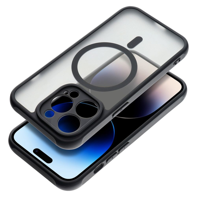 Futerał FULL MATTE MAG COVER kompatybilny z MagSafe do IPHONE 17 Pro czarny