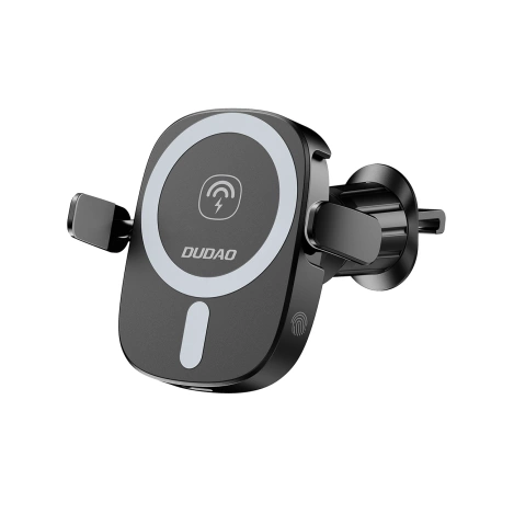 Dudao FW11 car phone holder with 15W inductive charger for air vent / cockpit - black