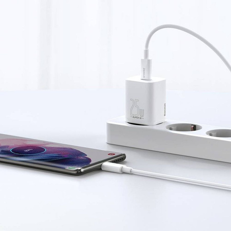 Baseus Super Si  Quick Charger 1C 25W EU White