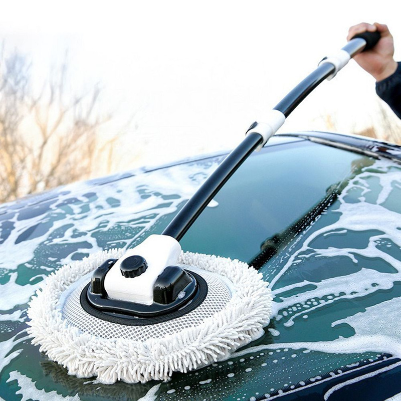 Teleskopowy mop do mycia samochodu czarny