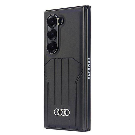 Original Case SAMSUNG GALAXY Z FOLD 6 Audi Synthetic Leather (AU-TPUPCMFold6-Q5/D1-BK) black