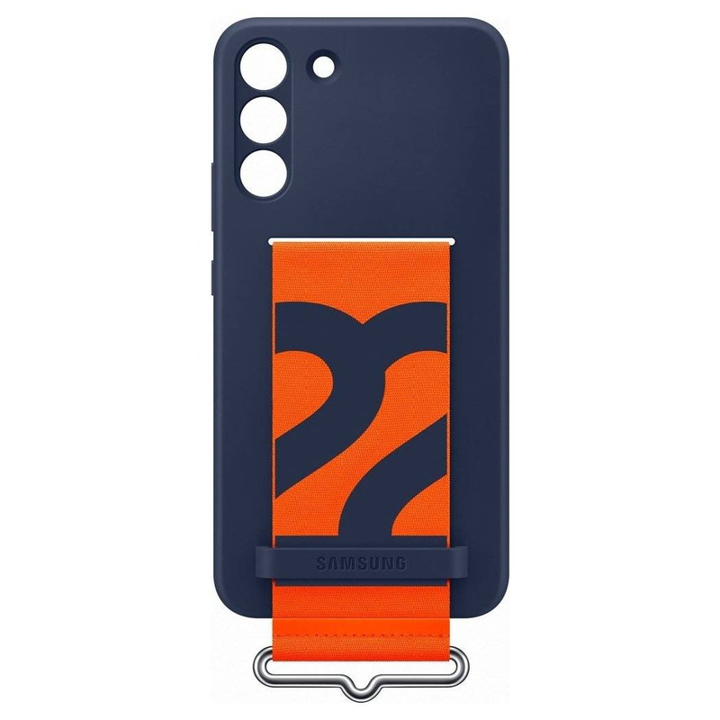 Samsung Silicone Cover Rubber Silicone Cover Case for Samsung Galaxy S22 + (S22 Plus) navy blue (EF-GS906TNEGWW)