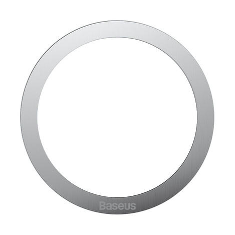 Baseus Halo Series magnetic ring (2 pcs / package) silver (PCCH000012)