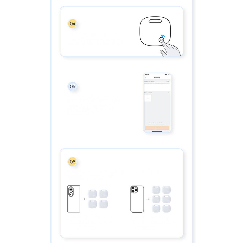 Baseus T2 Pro Smart GPS Locator for Baby Purse Keys White (FMTP000002)