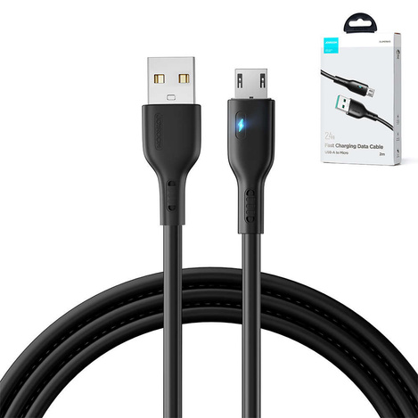 USB-Kabel - Micro-USB 2.4A 2m Joyroom S-UM018A13 - schwarz