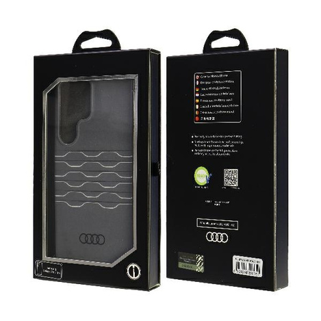 Audi nakładka do Samsung Galaxy S24 Ultra AU-IMLS24U-A6/D3-BK czarna IML