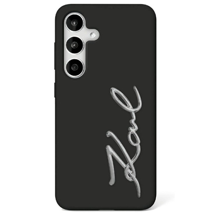 Karl Lagerfeld nakładka HC Silicone Sign Metal Logo do Samsung Galaxy S25 czarna