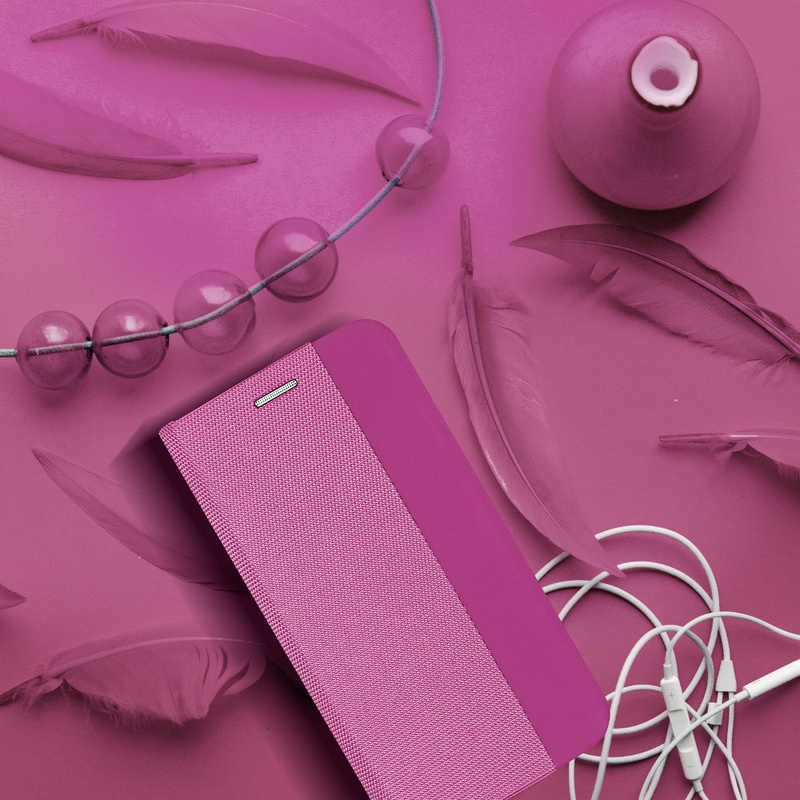Kabura SENSITIVE Book do SAMSUNG A56 5G różowy