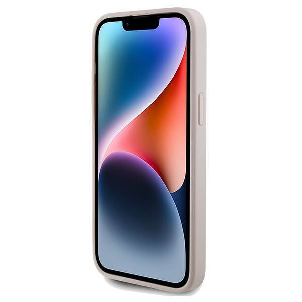 Oryginalne Etui GUESS hard case 4G Stripe Collection GUHCP14LG4GLPI do Iphone 14 Pro różowy