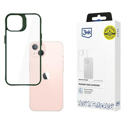 3MK Satin Armor Case+ iPhone 15 zielony/green