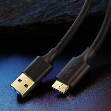 Ugreen kabel przewod USB - micro USB Typ B SuperSpeed 3.0 2m czarny (10843)