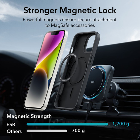 Schutzhülle IPHONE 14 PLUS ESR CH Halolock MagSafe schwarz