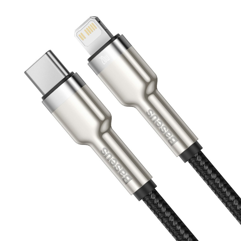Baseus Cafule Series Metal Data Cable Type-C to iP PD 20W 2m Black