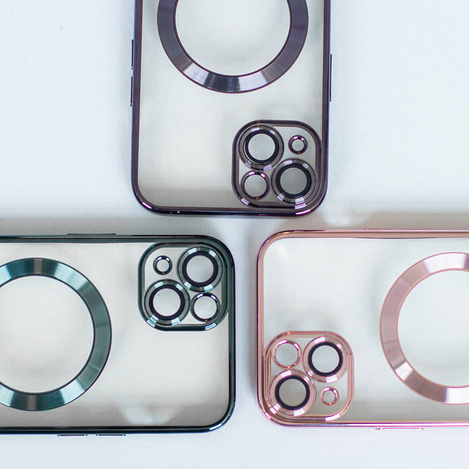 Nakładka Color Chrome Magsafe do iPhone 14 Pro Max 6,7" czarna