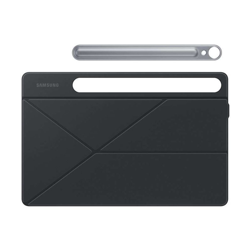 Klapphülle mit Ständer für Samsung Galaxy Tab S9 Smart Book Cover – Schwarz