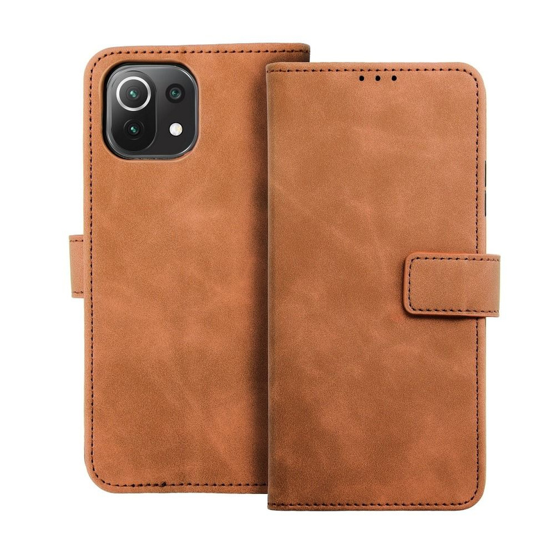 Kabura TENDER Book do XIAOMI Mi 11 Lite 5G / Mi 11 Lite LTE ( 4G ) / Mi 11 Lite NE brązowy