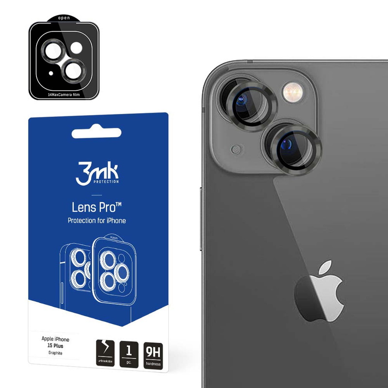 3MK LENS PROTECTION PRO IPHONE 15 PLUS GRAPHITE
