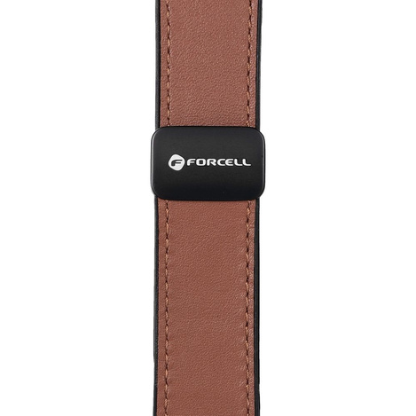 Pasek do Apple Watch Forcell F-Design FA21 skóra ekologiczna 38 / 40 / 41 mm brązowy