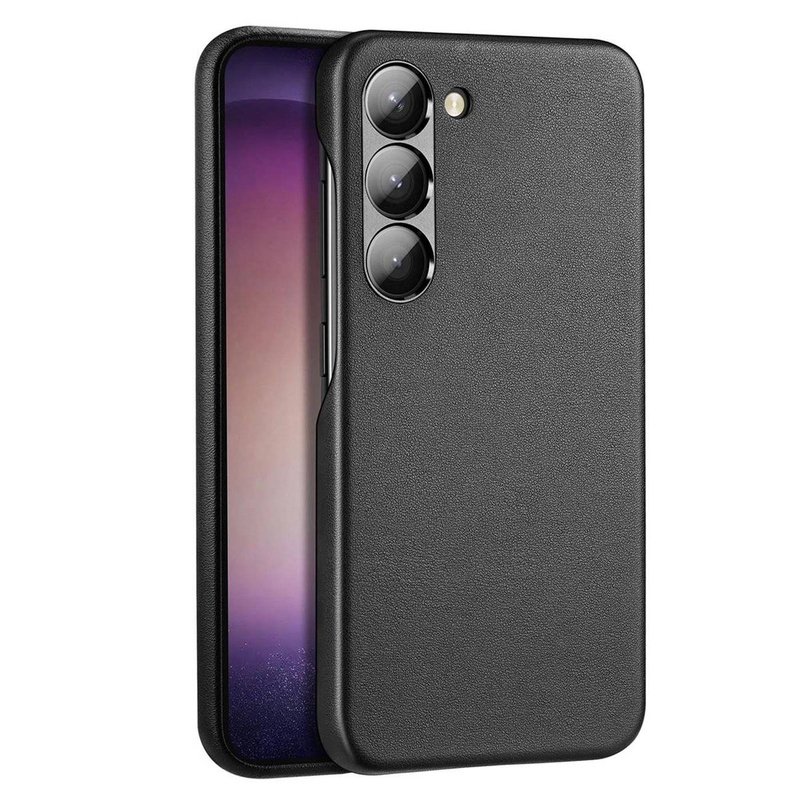 Dux Ducis Grit Hülle für Samsung Galaxy S23+ elegante Hülle aus Kunstleder MagSafe schwarz