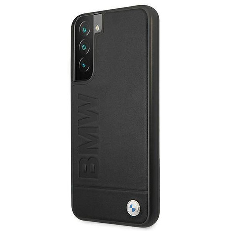 Case BMW BMHCS22MSLLBK S22 + S906 black / black hardcase Signature Logo Imprint